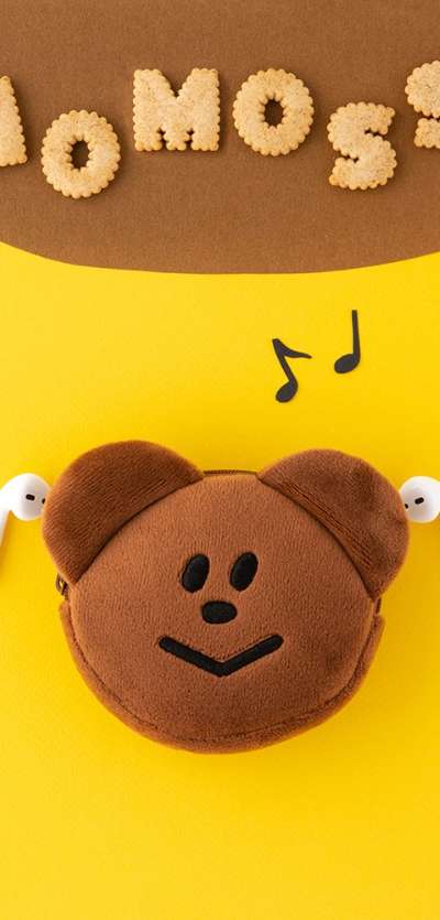 Momoci Bear Earpod Pouch 4 Color