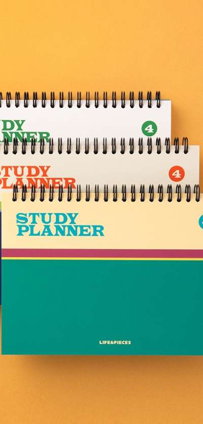 Life and Pieces Spring Study Planner Horizontal (4 Months)