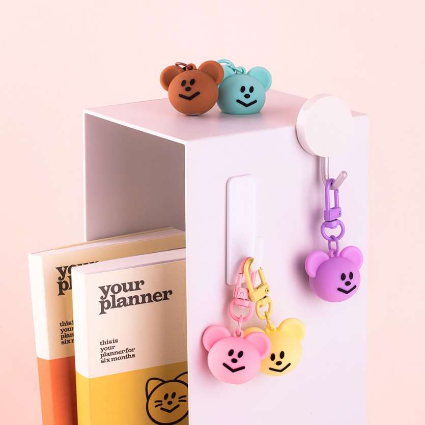 Momo's Bear Keyring 5 Color
