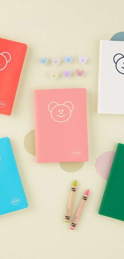 Momo's Candy Bear Notebook 5 Color