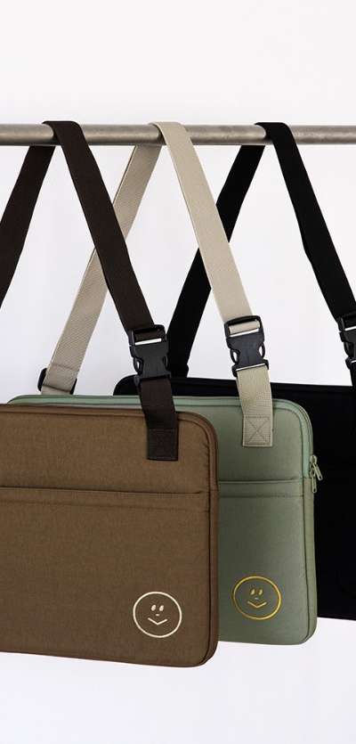 Momo's Buckle Laptop Bag 15 inch 3 Colors