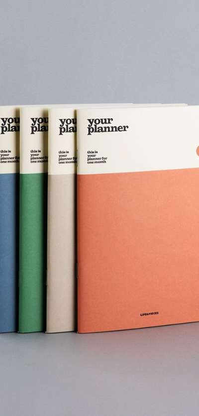Life and Pieces Your Planner 1-Month 4 Colors