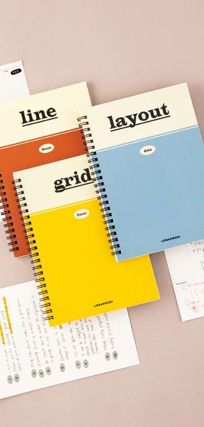 Life and Pieces Spring Note S 3 Type Set
