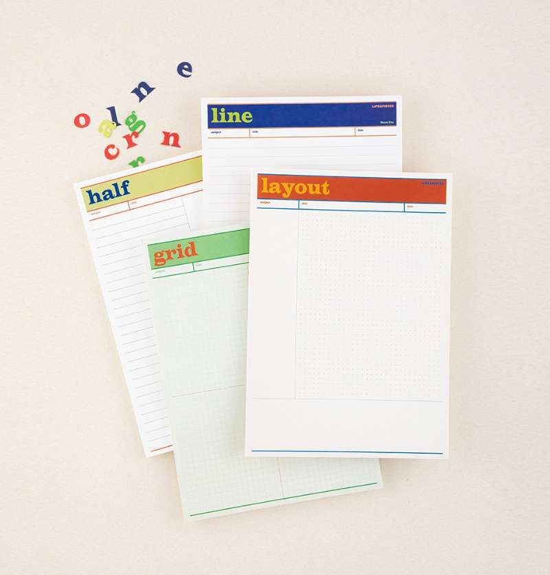 Life & Pieces Memo Pad 4 Type