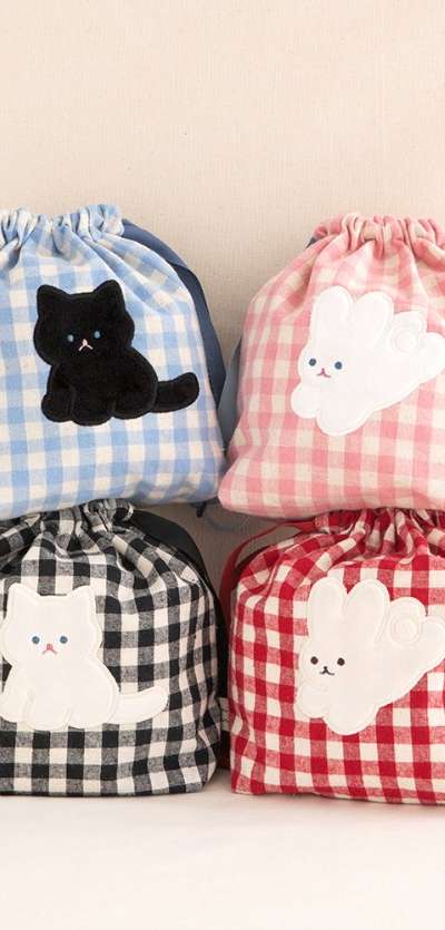 Piyeo Check Pouch 4 Color
