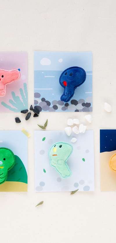 Pebli Knock Knock Pin 5-Pack