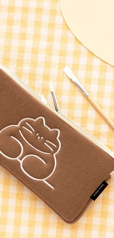 Here There Pencil Long Pouch 4 Colors