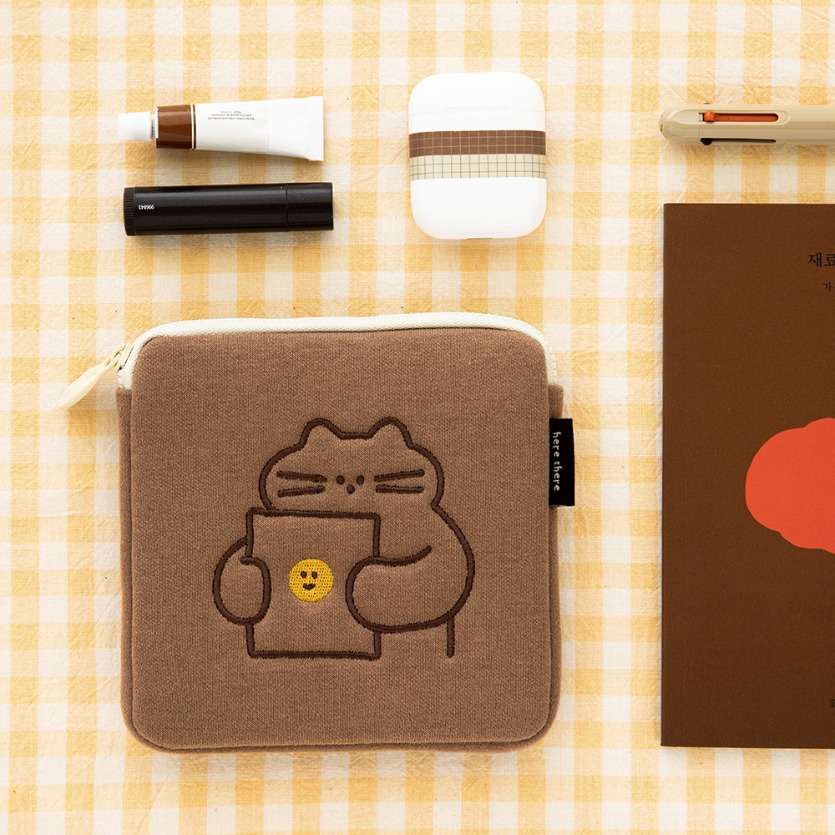 Here There Square Pouch 4color