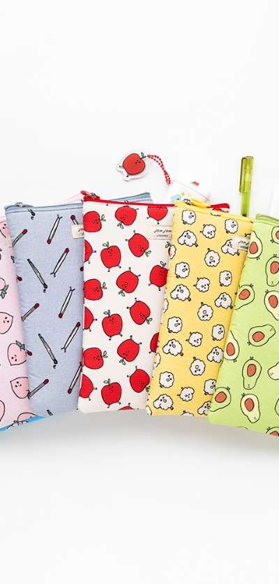 Jam Jam Berry Light 8-inch Tablet Pouch (6 Types)