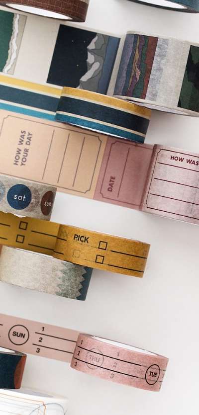 Life and Pieces Paper Tape 15mm (11 Color)