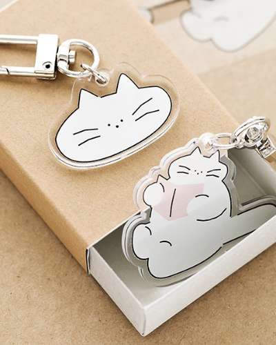 Here There Acrylic Keyring (4 Types)