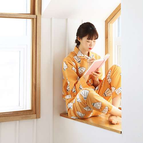 JamJam Pajama Cotton Set - Shuttlecock