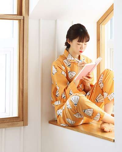 JamJam Pajama Cotton Set - Shuttlecock