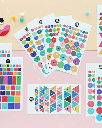 Fluffy Sticker (2 sheets)
