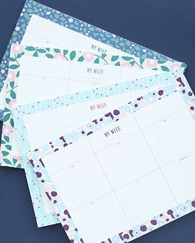 Fromnade Weekly Desk Pad - 30 WEEKS