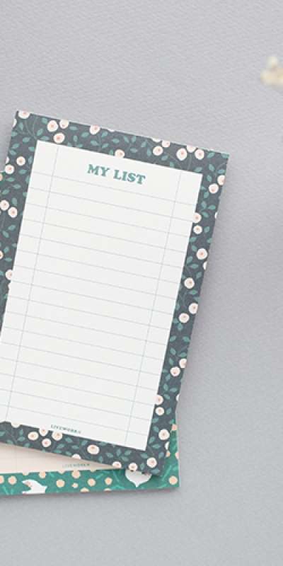 Promenade Checklist Pad - 35 SHEETS