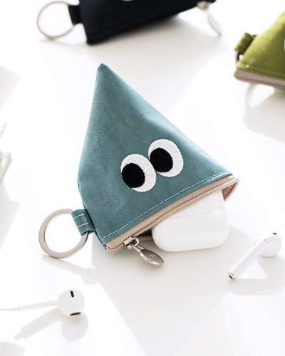 Fluffy Stitch Earbud Pouch