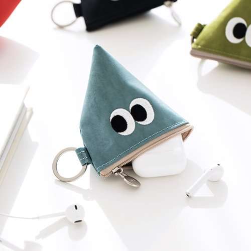 Fluffy Stitch Earbud Pouch