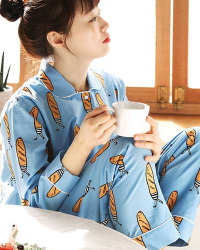 Jamjam Pajama Cotton Set - Baguette
