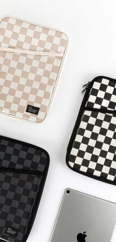 Checker Pocket Tablet PC Pouch - 3 Types
