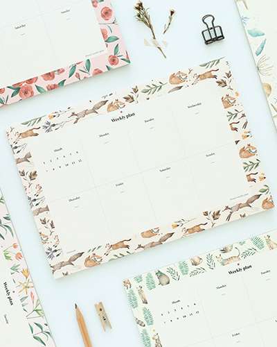 Proust Weekly Pad by LIVEWORK