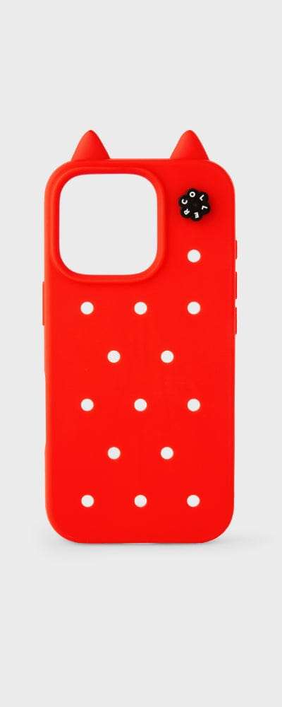 コレ iPhone 16 PRO MEOW ケース チリレッド