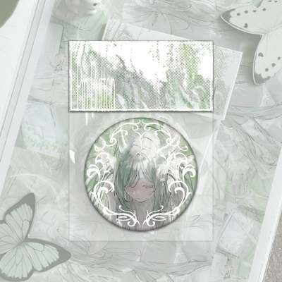 [Huae] Handmade God Pin Button