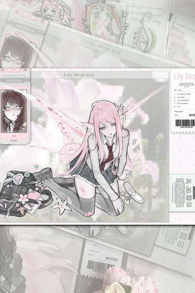 [Hoo Ae] Lily Drop Fragment Stickers