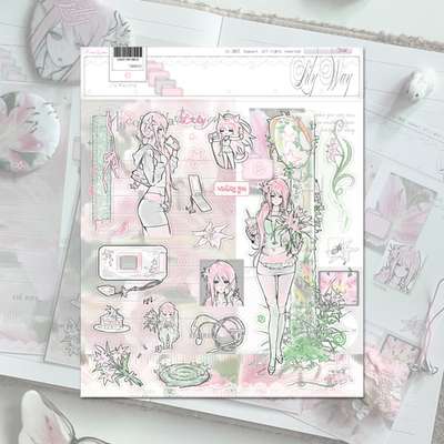 [Huae] Lily Way Sticker