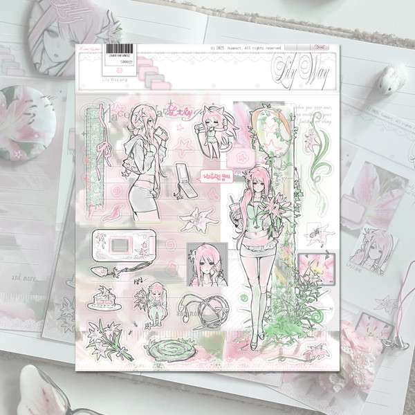 [Huae] Lily Way Sticker