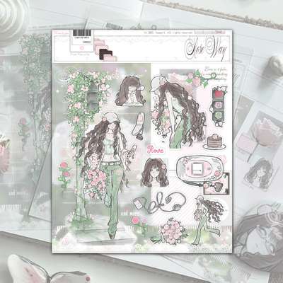 Huae Rose Way Sticker