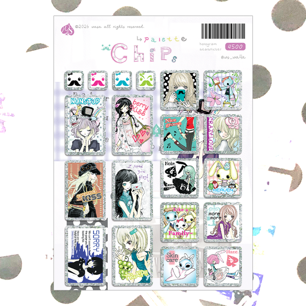 [Wasa] Palette Chips Sticker