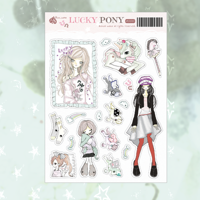 [Wasa] L.U.C.K.Y PONY Sticker