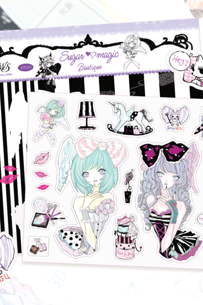 [Wasa] Sugar Magic Boutique Sticker