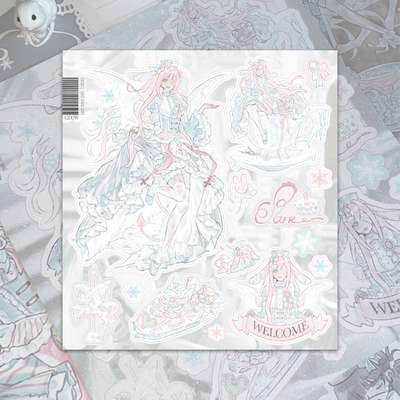 [Huae] Pink Noise Pakr (Rabbit) Sticker