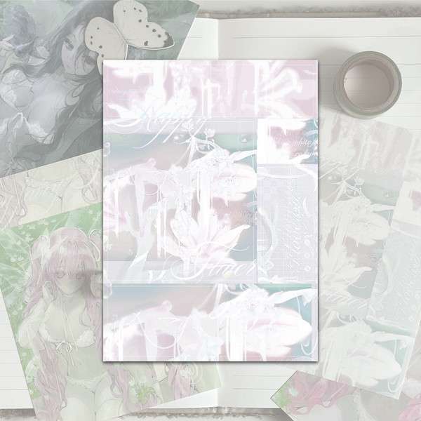 [Huae] Little Fairy Sticker_Magnolia Fairy
