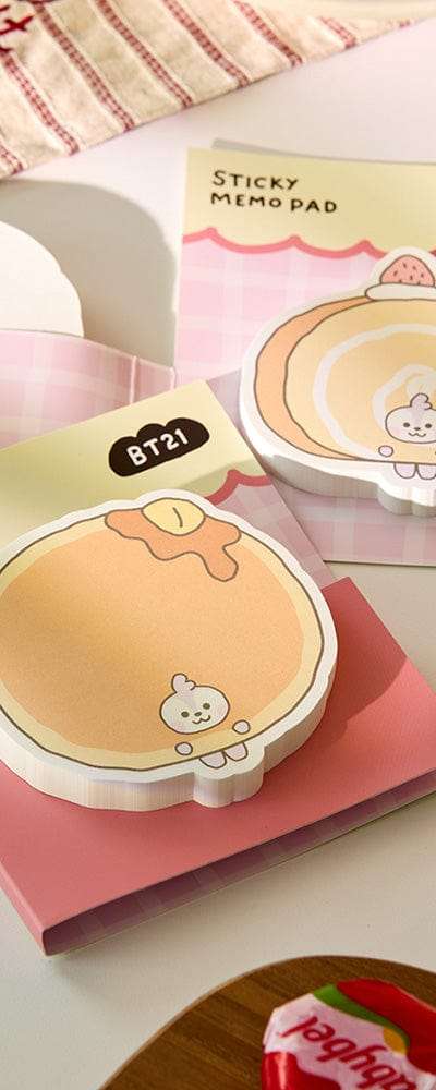 BT21 マン ベイビーベーカリー スティッキーメモパッド