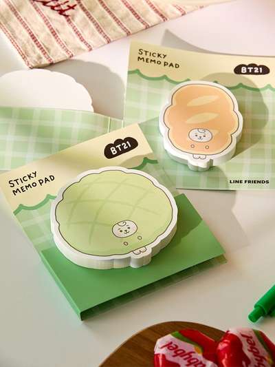 BT21 RJ Baby Bakery Sticky Memo Pad