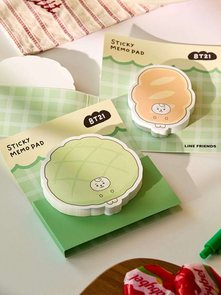 BT21 RJ Baby Bakery Sticky Memo Pad