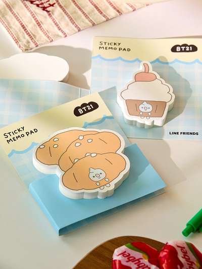 BT21 KOYA Baby Bakery Sticky Note Pad
