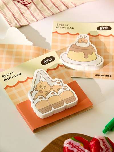 BT21 SHOOKY Baby Bakery Sticky Note Pad
