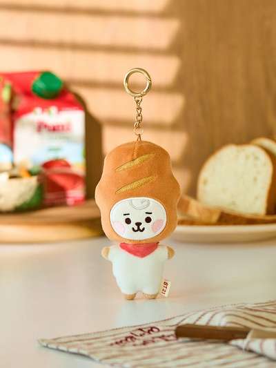 BT21 RJ Baby Bakery Plush Keyring
