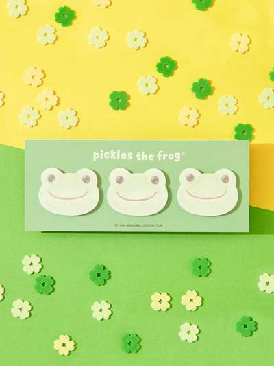 Pickles the Frog Face Sticky Notes