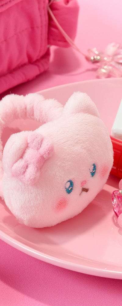 ミニニ キャットニニ にゃあぎ プラッシュ ヘアゴム