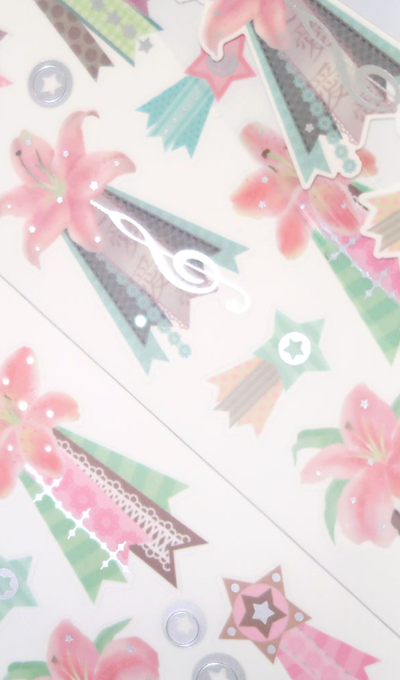 Stickers Lily Rosette Sticker