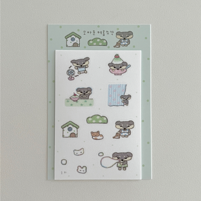 Collected Summer Moments Fragment Sticker