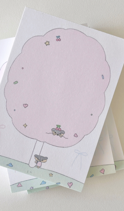 Neulhi Cotton Candy Memo Pad