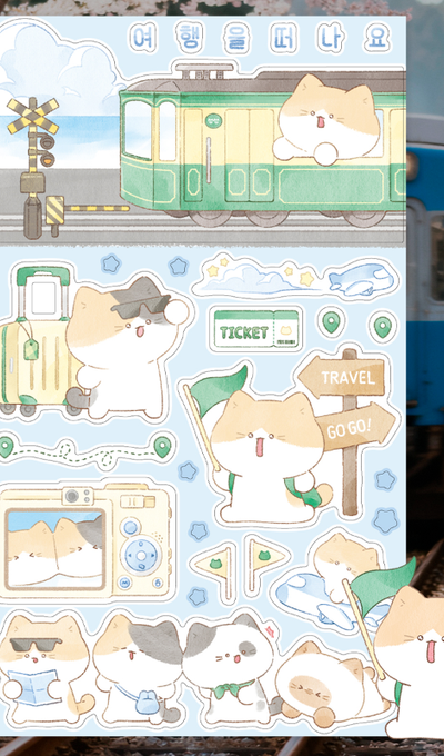 Momo Caretaker Travel Together Seal Stickers