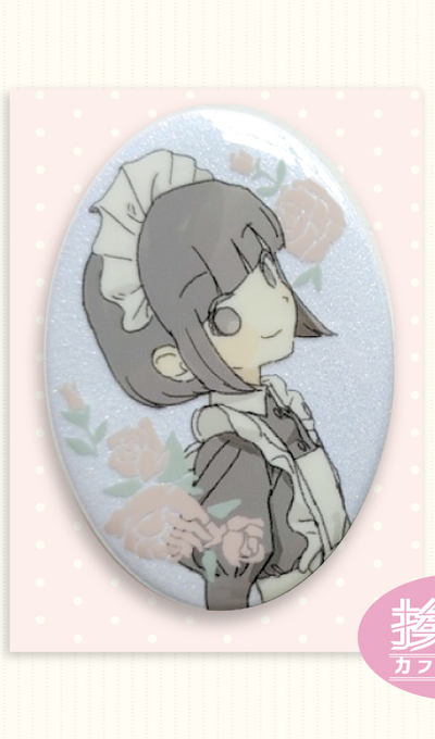 Kim Yoon-soo I-Satsuka Cafe Pearl Pin Button (Sachi.ver)