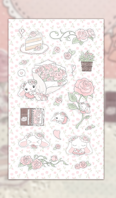 Sweet Lily Lily's Rose Sticker